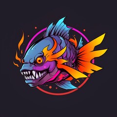 Fierce Fish Illustration
