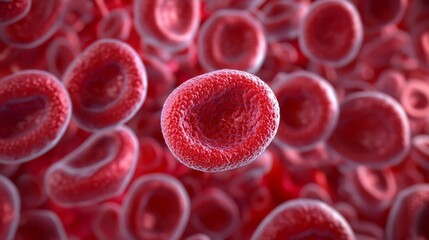 Cardiac myocytes, specialized muscle cells with rhythmic contraction, heart health, 3D illustration