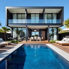 Fototapeta premium Modern style house