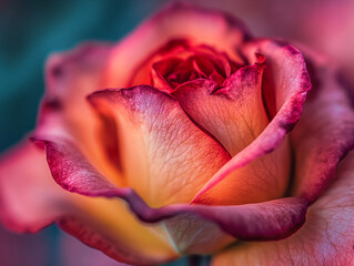 Rose flowers macro.