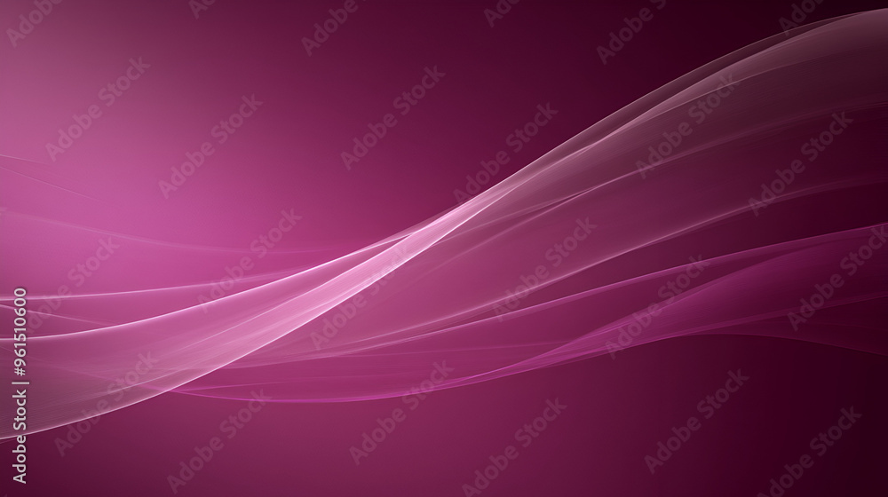 Poster soft pink waves flowing gracefully across a smooth background creating a calming and elegant atmosph