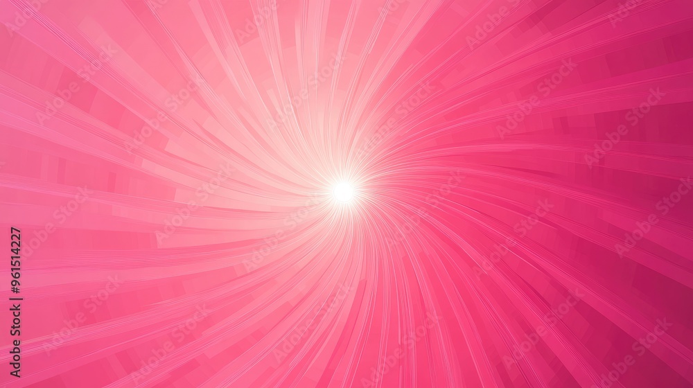 Poster bold pink background with a radial gradient emanating from the center, creating a focal point for yo