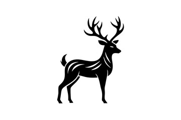 deer silhouette vector