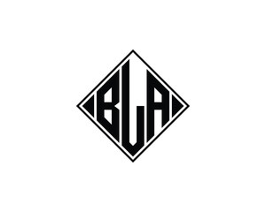 BLA logo design vector template. BLA