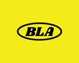 BLA logo design vector template. BLA
