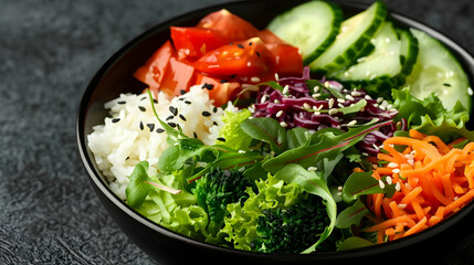 Hawaiian Poke Bowl Lush Garden Ice Cave Reflect