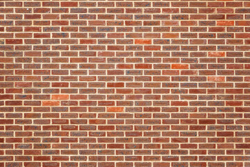 Red brick wall, full frame background