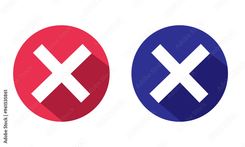Poster close vector icon. delete icon vector. cross sign. wrong sign. reject icon. cancel icon. cross. proh