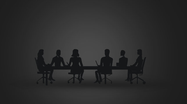 digital composite of business people in the office