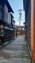 narrow street in the old town