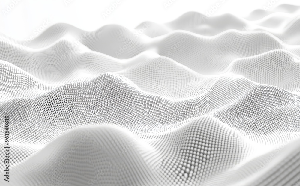 Poster the abstract shape is rendered in 3d with fine detail. the background is dynamic and futuristic.