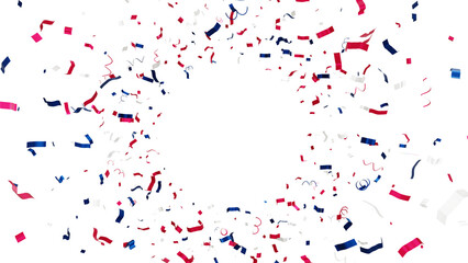 Victory Celebration Confetti: This festive illustration is perfect for celebrating election victories and other patriotic occasions.