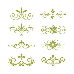 Stunning vintage decorative elements vector. Perfect for adding an elegant touch to designs, invitations, crafts, and vintage-themed projects.