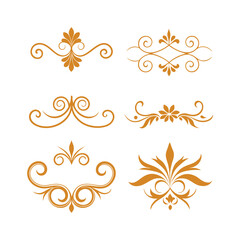 Stunning vintage decorative elements vector. Perfect for adding an elegant touch to designs, invitations, crafts, and vintage-themed projects.