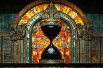 Obraz premium The Weight of Time, Hourglass