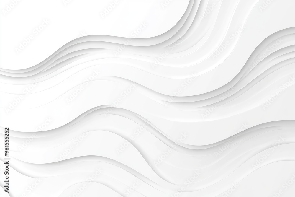 Aufkleber the background features a smooth white surface characterized by soft, flowing wavy lines that enhanc