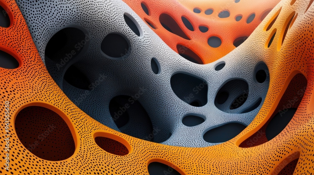 Poster Abstract 3D Pattern.