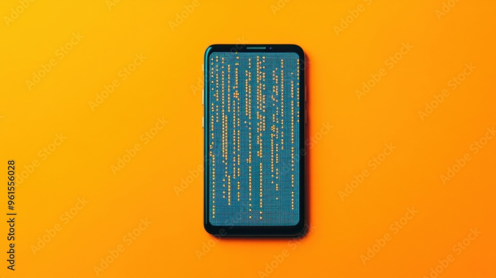 Poster smartphone code.