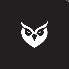 Owl in cartoon, doodle style . Image for t-shirt, web, mobile apps and ui. Isolated 2d vector illustration in logo, icon, sketch style, Eps 10, black and white. AI Generative