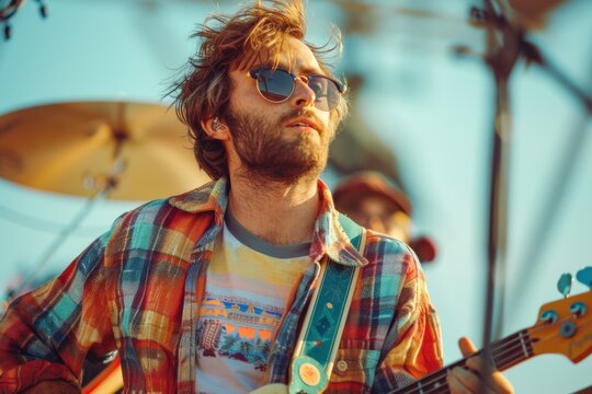 Local bands shine at vibrant summer concert under the sunny sky