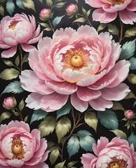 Pink Peonies,
