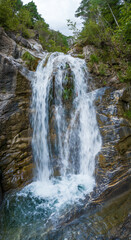 Barranco y cascada del Asieso en el Valle de Tena Huesca