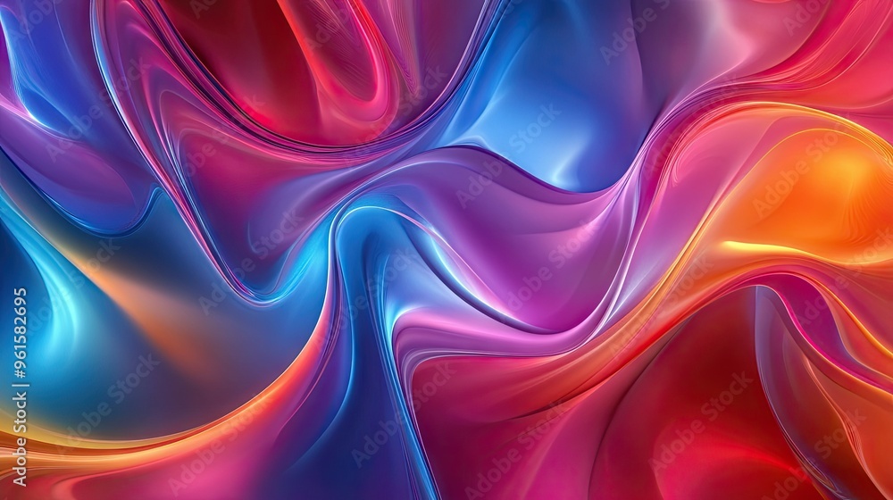 Poster Abstract background with colorful, moving patterns and dynamic effects, offering a striking template for modern design and creative projects.
