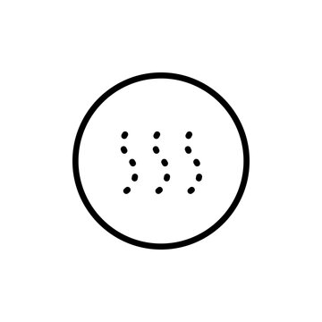 recommend clip art: Spray cloud vector icon. Water, perfume or gas outline pictogram, humidifier vapor, hairspray or shower drops, nasal spray, aerosol fluid sprinkle symbol