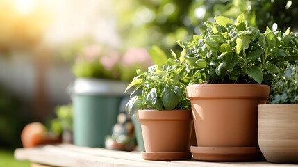 AI-driven garden with smart sprinklers and sensors - Advanced outdoor gardening solutions for efficient water use