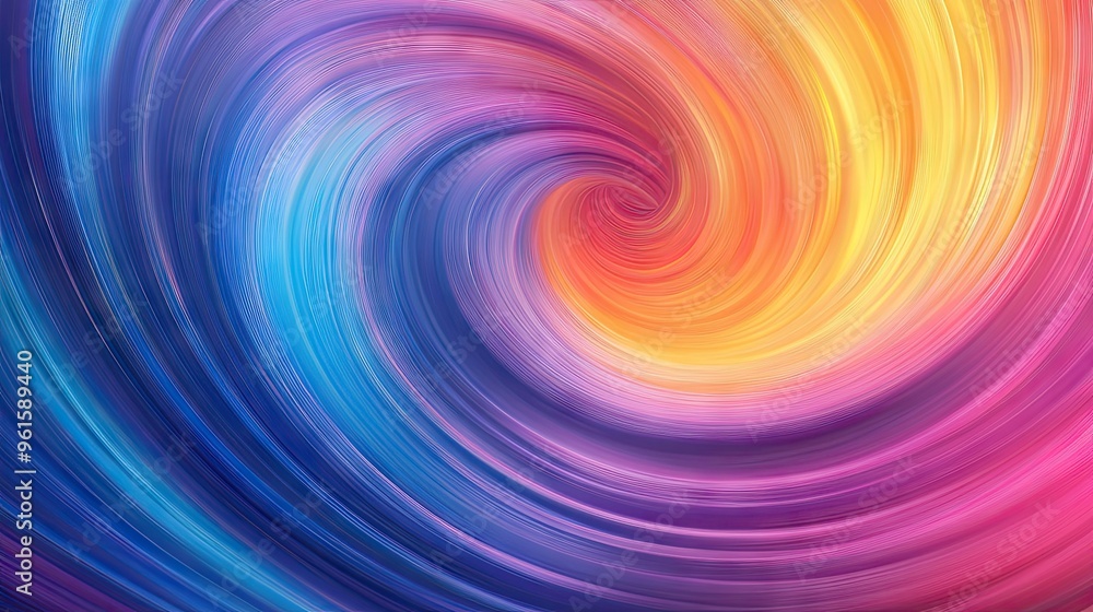 Poster dynamic effect with a moving colorful abstract background, featuring swirling hues and gradients for