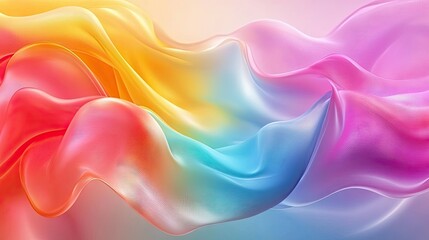 Obraz premium Dynamic and vibrant abstract background with flowing colors, creating an engaging and visually appealing template for various design needs.