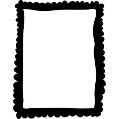 Obraz premium Aesthetic handdrawn frame