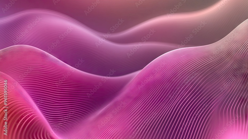 Poster luxurious vector background with fluid wavy lines in a glamorous color gradient, adding depth and el