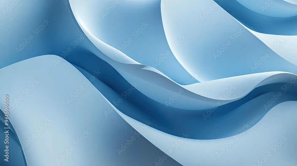 Aufkleber minimalist 3d abstract background with subtle gradients and smooth surfaces, providing a clean and m
