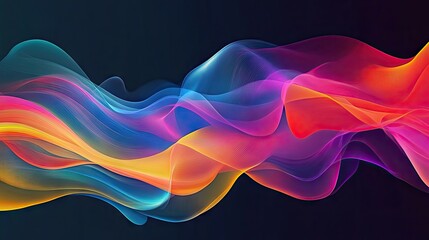 Modern dynamic wave design with smooth transitions and vibrant color schemes, perfect for adding a contemporary flair to digital and print media.