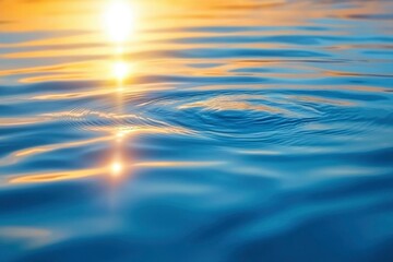 Ripples and Sunlight Reflecting on Water