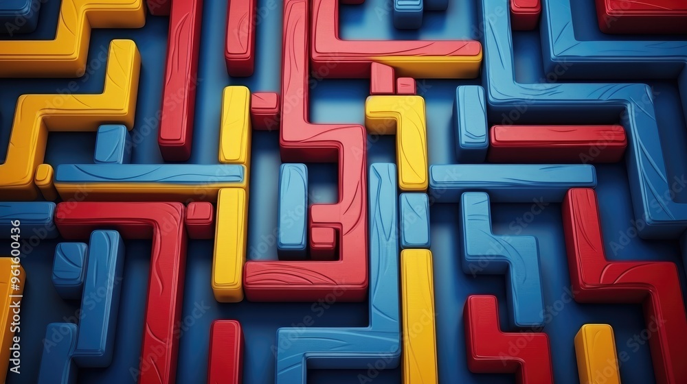 Poster a colorful abstract background with geometric shapes. the shapes are arranged in a pattern that crea