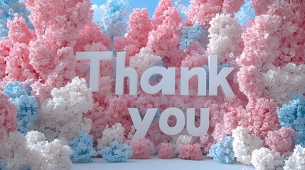 Thank you lettering image