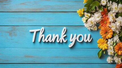 Thank you lettering image