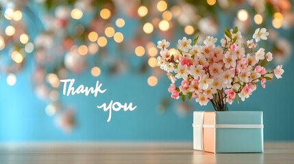 Thank you lettering image