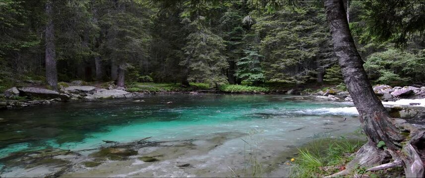 Fantastic landscape on the turquoise lakes of Amola - Anamorphic Lens