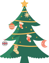 Christmas Tree Illustration