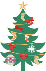 Christmas Tree Illustration