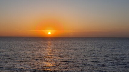 Fototapeta premium sunset in the sea