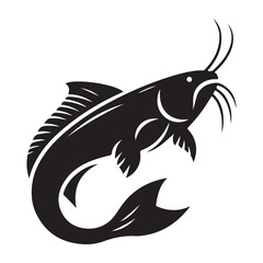 Minimalist Catfish Logo Creative Drawing Design Inspiration