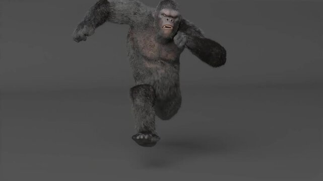 Gorilla Run Animals 3D 
