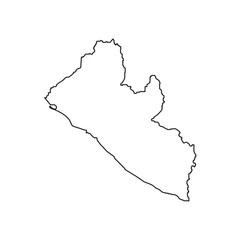 liberia map icon