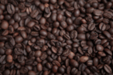 image of blur coffee bean background