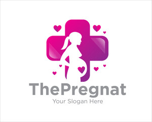 pregnant care logo designs for medical service
