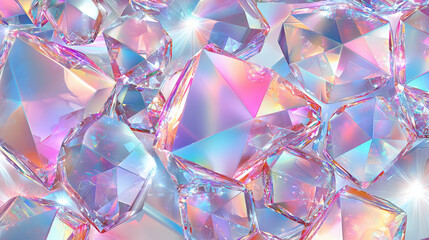 Enchanting Crystal Landscapes: Ethereal Art for Interiors and Digital Spaces